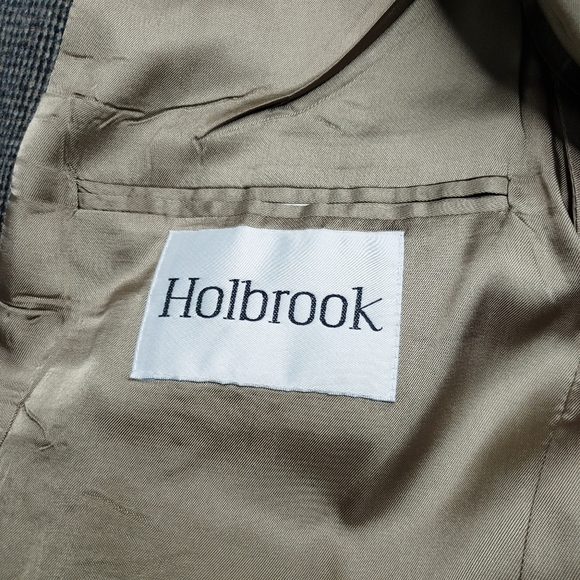 Holbrook Mens Blazer Size 42 S Camelhair Wool Blend - Picture 5 of 7